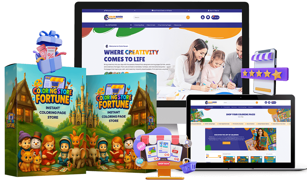 Coloring Store Fortune